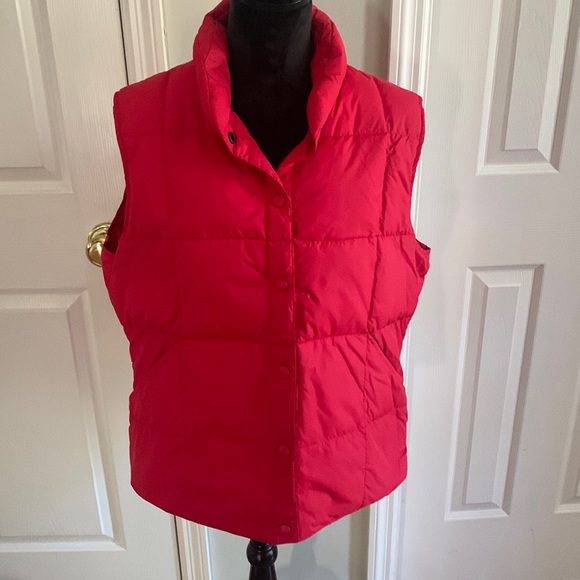 90s~00'S LANDS' END Goose Down Vest Men's XXL Vintage /eaa507361